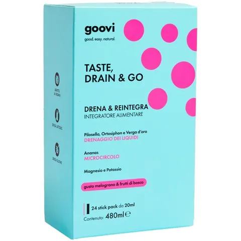 GOOVI Taste Drain E Go 24 Stick Pack Da 20 Ml – immagine 3
