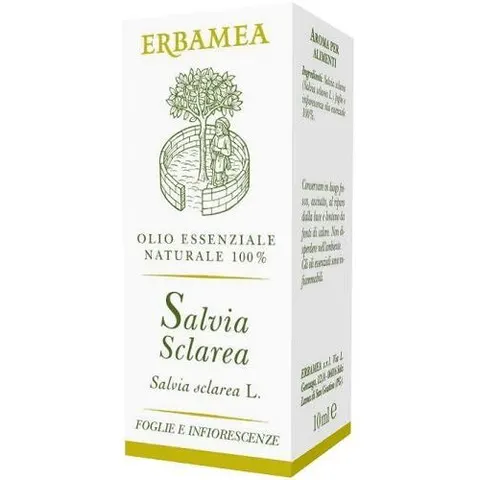 Salvia Sclarea 10ml Erbamea – immagine 2
