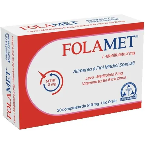 A.B.PHARM Srl FOLAMET 30 Cpr – immagine 3
