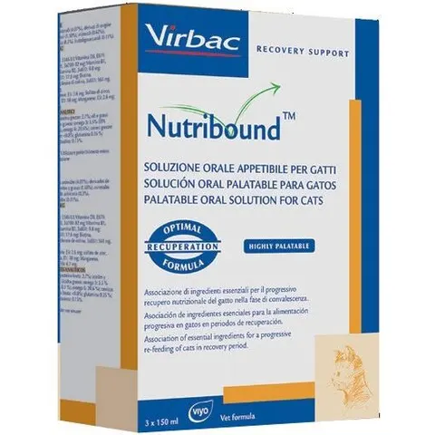 virbac Nutribound Gatto 3 Flaconi Da 150Ml – immagine 3