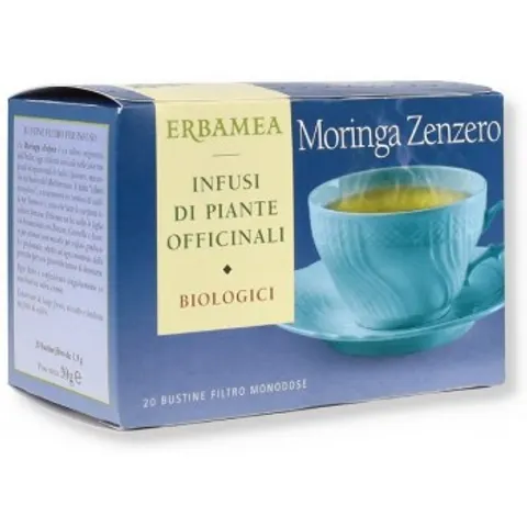Moringa Zenzero Erbamea 20 Bustine – immagine 3