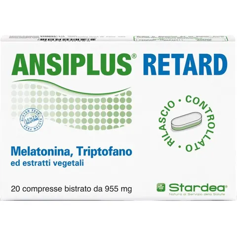 STARDEA Srl ANSIPLUS Melatonina RETARD, 20 compresse – immagine 3