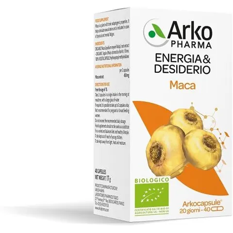 ARKOFARM Srl ARKO Maca Bio, 40 Capsule – immagine 3