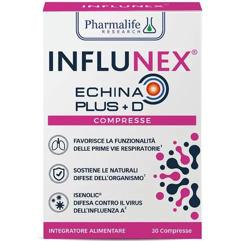Pharmalife Research Influnex Echina Plus D 30 Compresse – immagine 3