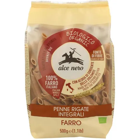 alce nero Penne 100% farro integrale bio – immagine 3