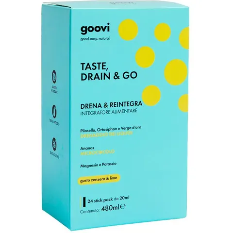 Goovi Drenante Zenzero&Lime 24 Stick Pack – immagine 4