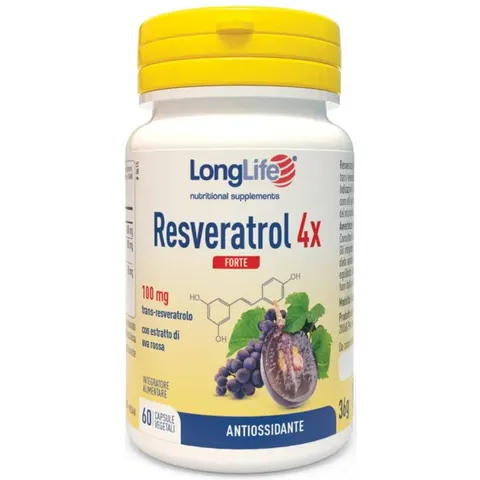Resveratrol Long-Lasting 4x Strength - 60 Capsule – immagine 3