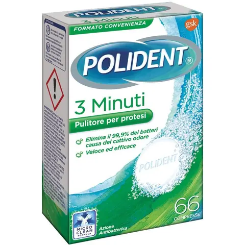Polident pulitore per dentiere 66 compresse – immagine 4