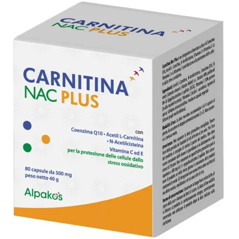 alpakos srl Carnitina nac plus 80 capsule – immagine 2