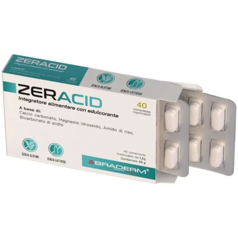 BRADERM Srl ZERACID 40 Cpr – immagine 2