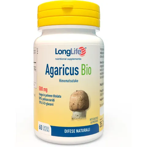 long life Longlife Agaricus Bio 60 Capsule – immagine 3