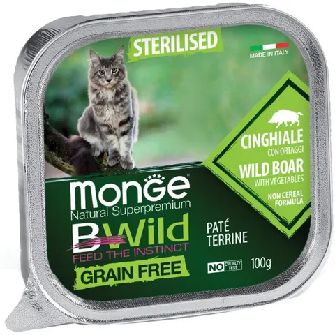 Monge & C. Monge Bwild Cat Steril Cin/ort – immagine 3