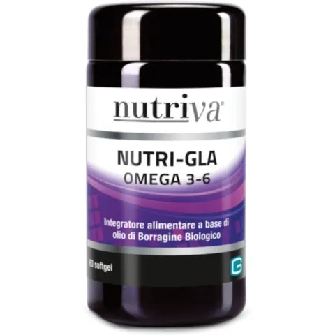 Nutriva Nutri-gla Integratore Omega 3-6 60 Capsule – immagine 3