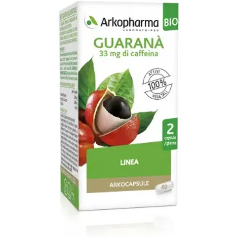 arkofarm arkocapsule Guarana Bio 40 Capsule – immagine 3