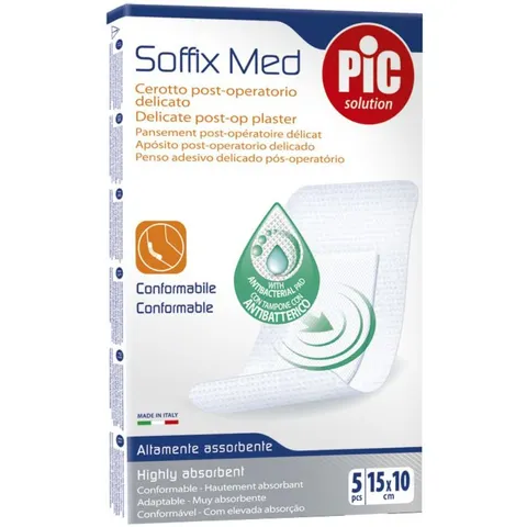 pic Soffix Med Cerotto Post-Operatorio 10 x 15 cm 5 Pezzi – immagine 4