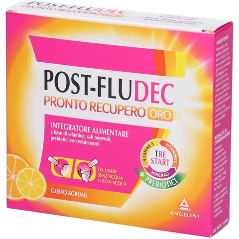 Postfludec Post-Fludec Pronto Recupero Oro Agrumi 12 Bustine – immagine 3