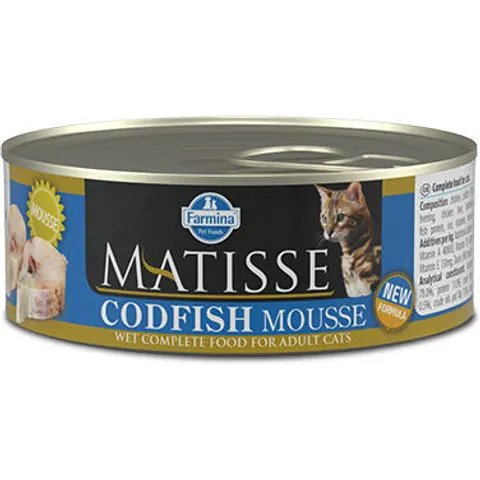 Russo Mangimi Matisse Cat Mousse Codfish 85g – immagine 2