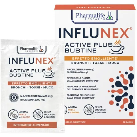 PHARMALIFE RESEARCH Srl INFLUNEX Active Plus, 14 bustine – immagine 3