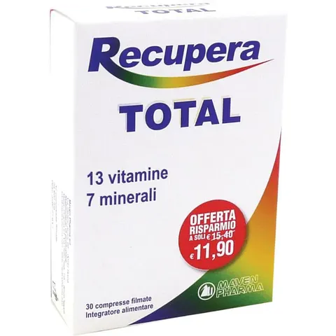 MAVEN PHARMA Srl RECUPERA Total 30 Cpr – immagine 3