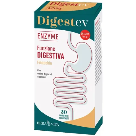 Erba Vita Digest-EV Enzyme 30 Compresse – immagine 4