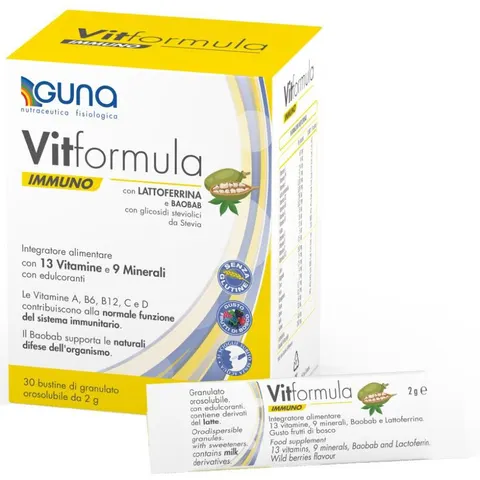 Guna Vitformula Immuno 30 Stick da 2 G – immagine 4