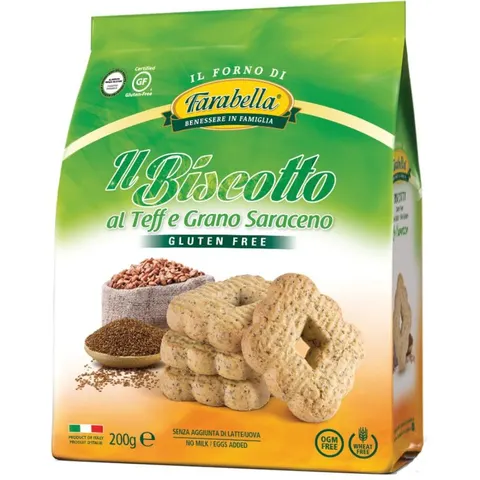 farabella Biscotti Teff e Grano Saraceno 200g – immagine 2