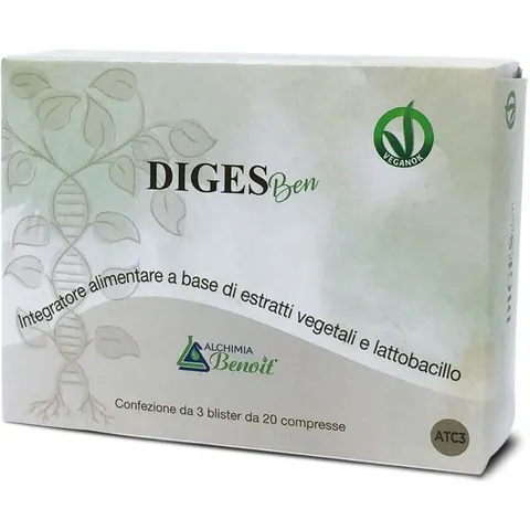 alchimia benoit Diges ben 60 compresse – immagine 3