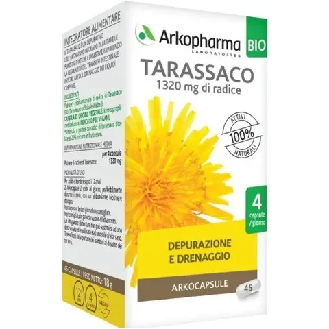 ARKOFARM Srl Arkopharma Tarassaco Bio 45 Capsule – immagine 3