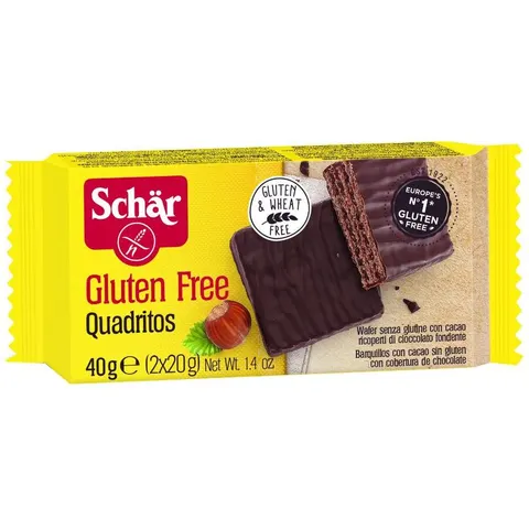 schar Biscotti Quadritos Wafer 40g – immagine 3