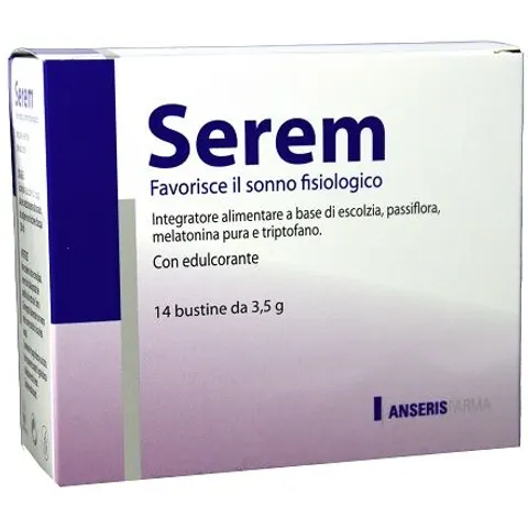 Anseris Farma Serem Sonno 14bustine – immagine 3
