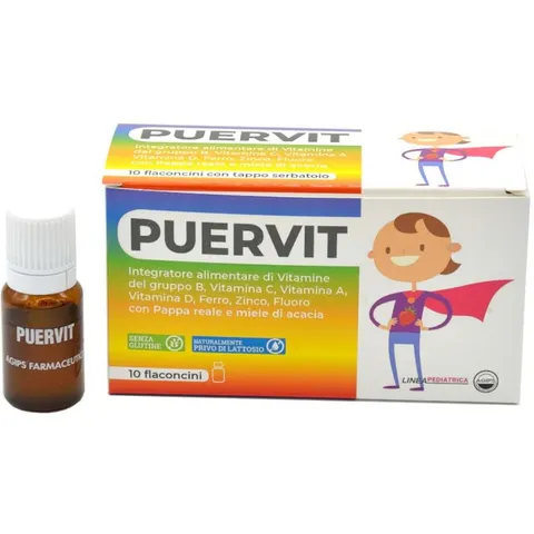 agips farmaceutici Puervit 10 Flaconcini 10ml – immagine 3