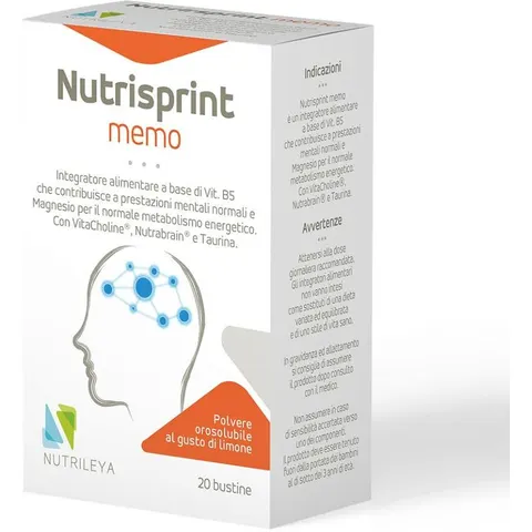 NUTRILEYA Srl NUTRISPRINT MEMO 20BUST STICK – immagine 3