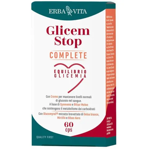 Erba Vita Glicem Stop COMPLETE, 60 capsule – immagine 2