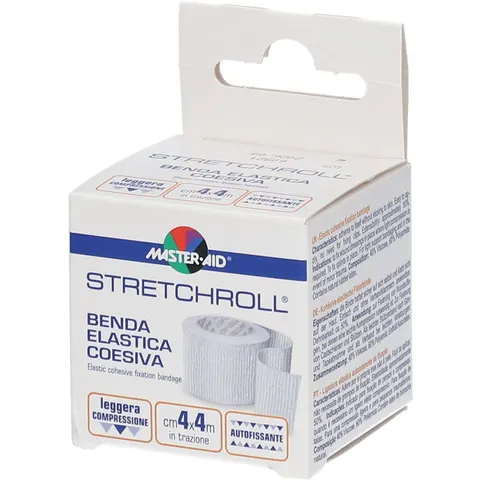master aid Stretchroll benda el.cm 4x 4m – immagine 3