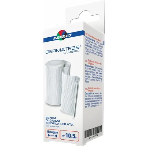 Master Aid Dermatess Benda Cambric 10X5 – immagine 3