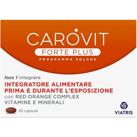 carovit Forte Plus Integratore Abbronzatura 30 Capsule – immagine 5