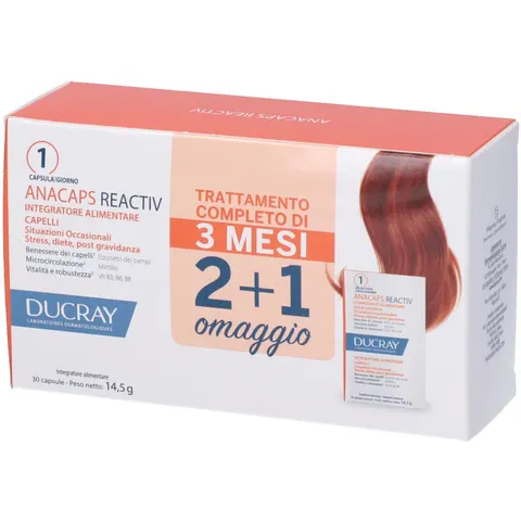 Ducray Anacaps Reactiv, 3 x 30 capsule – immagine 3
