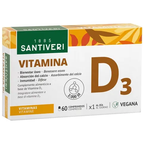 Santiveri Vitamina D3 2000ui Veg 60cpr – immagine 5
