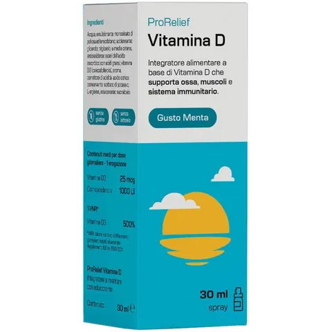 AVAS PHARMACEUTICALS Srl PRORELIEF VITAMINA D SPRAY – immagine 2