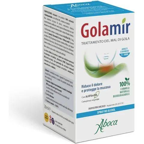 Aboca Golamir Spray No Alcol 30Ml – immagine 2