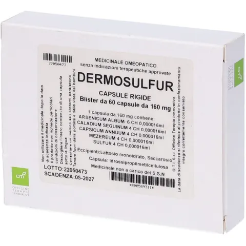 Oti Dermosulfur Composto 60 Capsule – immagine 2