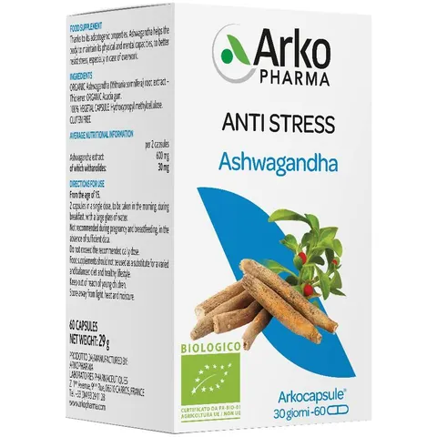 Arkopharma Ashwagandha Bio 60 capsule – immagine 4
