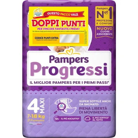 pampers progressi maxi 21 pezzi – immagine 2