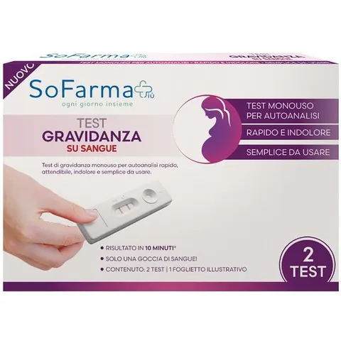SOFARMAPIU' Selftest gravidanza pungi 2 pezzi – immagine 2