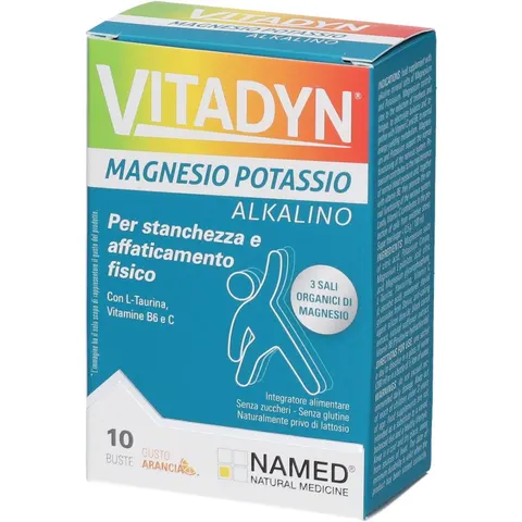 Named Vitadyn Magnesio Potassio 10 Bustine – immagine 4