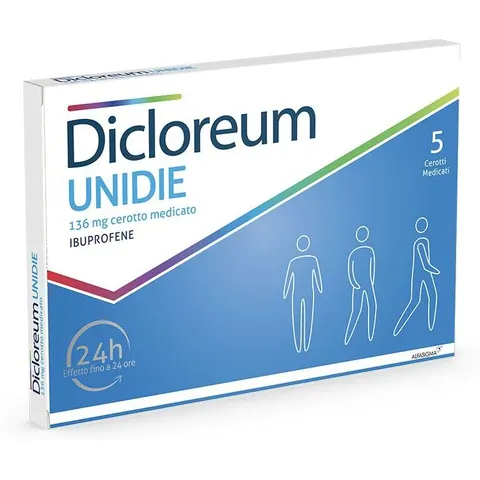ALFASIGMA SpA Dicloreum Unidie, 5 Cerotti – immagine 2