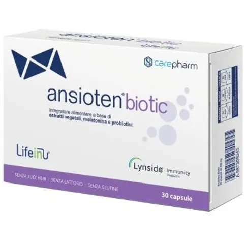 CAREPHARM Srl ANSIOTEN BIOTIC 30 Cps – immagine 3