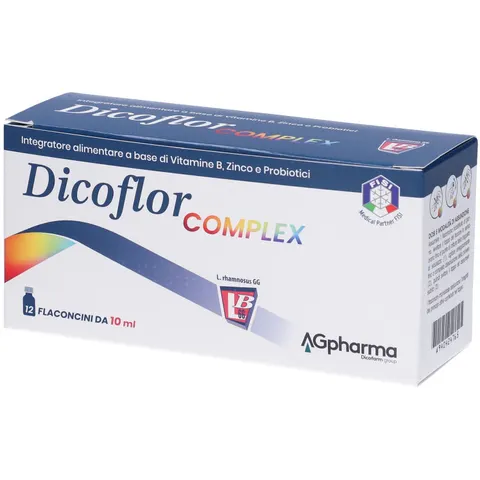 DICOFARM SpA AG Pharma, Dicoflor Complex, 12 Flaconcini – immagine 2