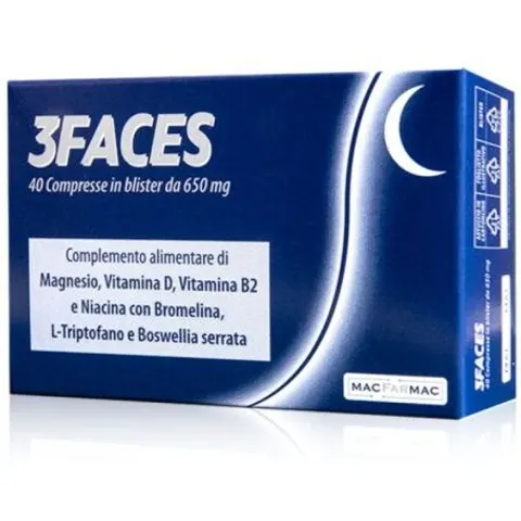 MACFARMAC Srl 3faces 40 compresse – immagine 2