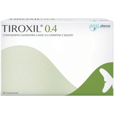 LO.LI.PHARMA Srl Tiroxil 0.4, 30 compresse – immagine 3